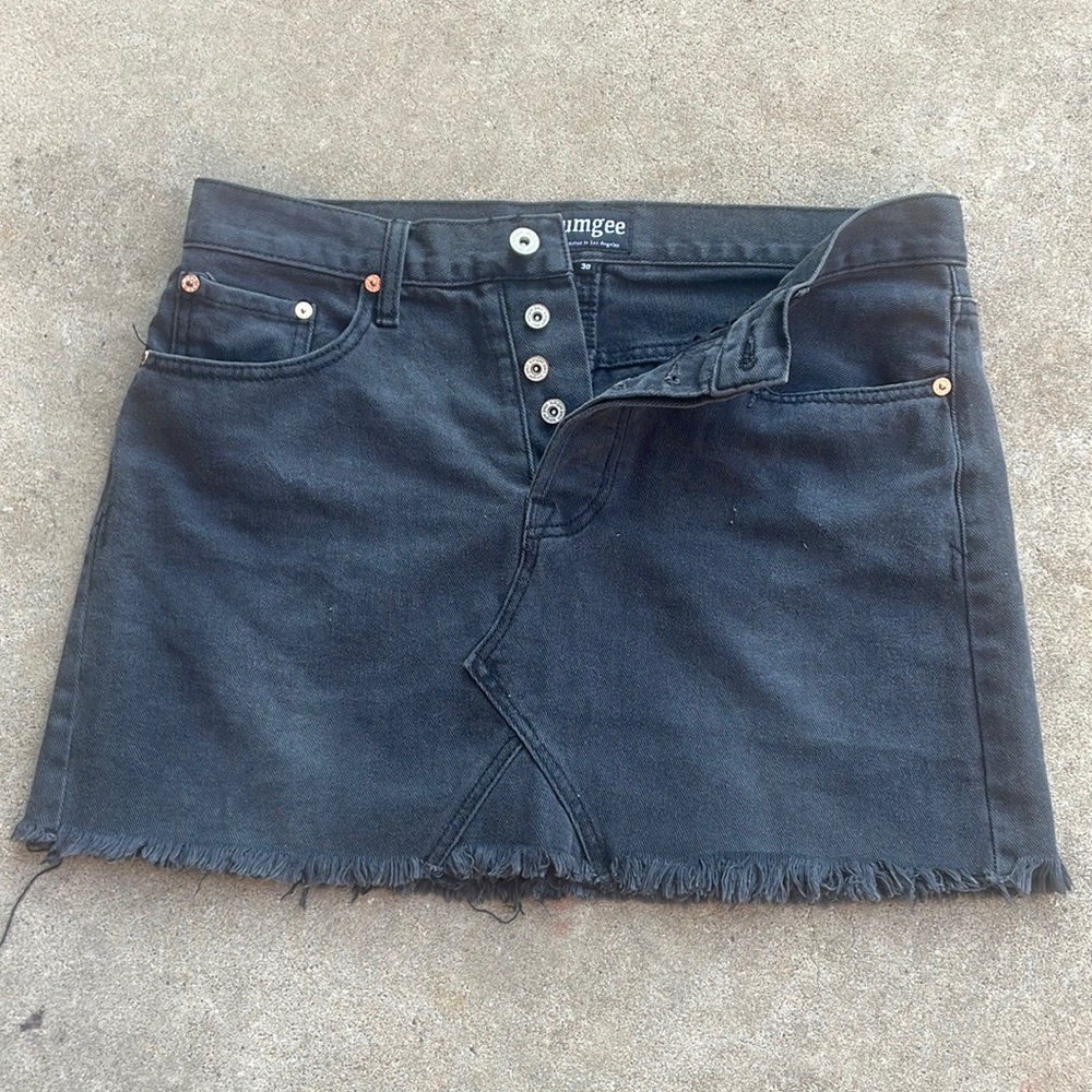 Umgee denim charcoal Jean Skirt! Size 30